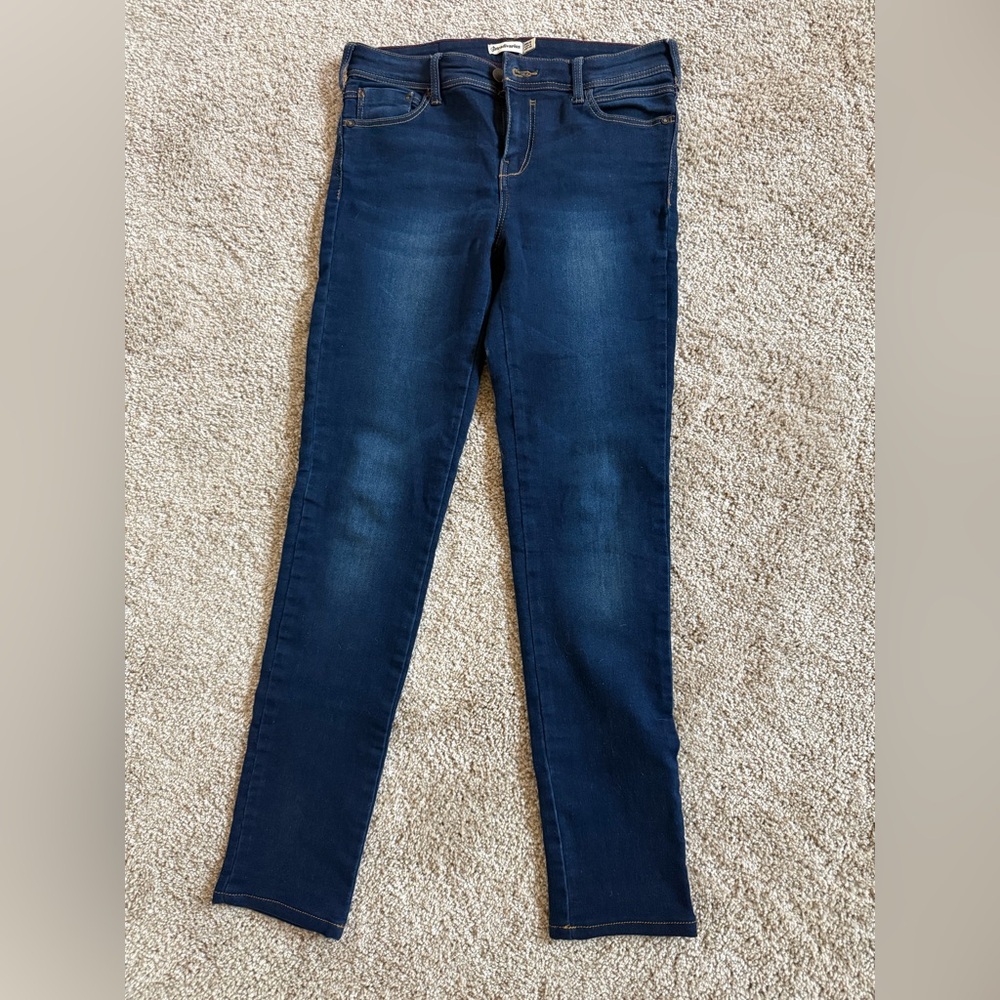 Stradivarius Dark Blue Denim